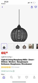 Light en living mila 3 stuks 195 euro, Ophalen of Verzenden, Zo goed als nieuw, Minder dan 50 cm