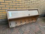 Houten kapstok (met opbergvak incl. slot), Gebruikt, Minder dan 100 cm, Hout, Ophalen