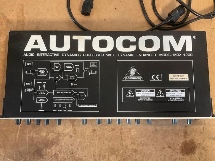 Behringer Autocom MDX-1200 Compressor/Limiter, Muziek en Instrumenten, Effecten, Gebruikt, Ophalen of Verzenden