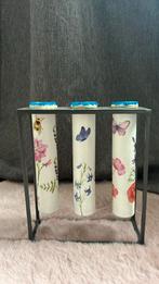 Bloemen vaasje, Overige kleuren, Ophalen of Verzenden, Minder dan 50 cm, Glas