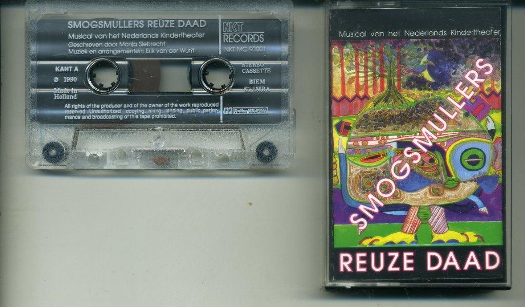 Nederlands Kindertheater Smogsmullers reuze daad 14 nrs ZGAN, Filmmuziek en Soundtracks, 1 bandje, Ophalen of Verzenden, Zo goed als nieuw
