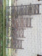 4 Zware stoere raamhekken, 168 - 136 - 103 en 95 cm lang, Ophalen