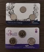 Ode aan het dubbeltje en Vorstinnen kwartjes in coincards, Postzegels en Munten, Munten | Nederland, Ophalen of Verzenden, Koningin Juliana