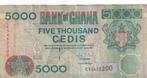 Ghana 5000 cedis 4-8-2003, Postzegels en Munten, Bankbiljetten | Afrika, Verzenden, Overige landen, Los biljet