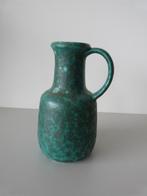 Vaasje met oor - smaragdgroen - vintage keramiek, Ophalen of Verzenden