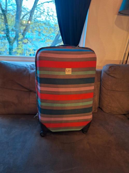 Koffer LIV Essentials, Sieraden, Tassen en Uiterlijk, Koffers, Gebruikt, Zacht kunststof, 50 tot 60 cm, 35 tot 45 cm, Uitschuifbare handgreep