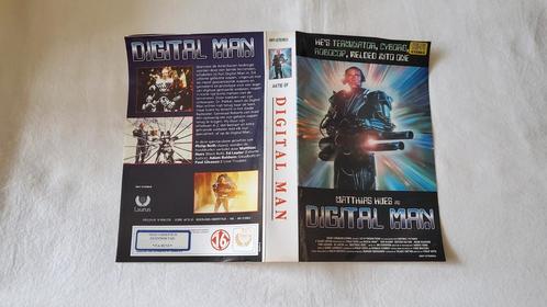 Digital Man EX-RENTAL Cover (Big Box) VHS, Cd's en Dvd's, VHS | Film, Gebruikt, Horror, Vanaf 16 jaar, Ophalen of Verzenden