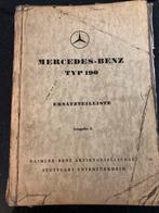 Mercedes-Benz Typ 190 Ersatzteilliste, Ophalen of Verzenden