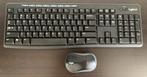 Logitech Draadloos Toetsenbord K270 & Muis M185, Computers en Software, Toetsenborden, Ophalen, Toetsenbord en muis-set, Zo goed als nieuw