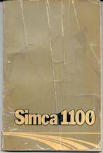 insctructie boekje   SIMCA 1100, Ophalen of Verzenden