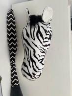 Zebra dierenkop wanddecoratie, Ophalen of Verzenden, Zo goed als nieuw, Wanddecoratie