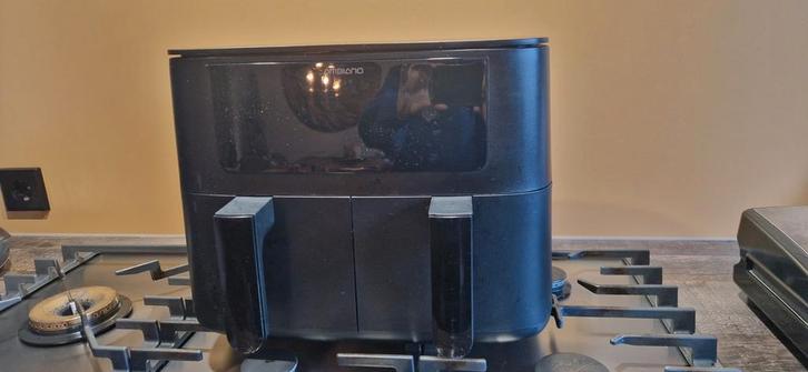 Ambiano Airfryer Dubbele Mand - Goede Staat, Witgoed en Apparatuur, Airfryers, Zo goed als nieuw, Airfryer, Ophalen of Verzenden