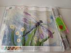 Nieuw Diamond painting Libelle 30x40cm, Ophalen of Verzenden, Zo goed als nieuw, Knutselwerk