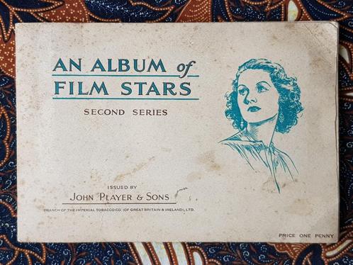 Filmsterren compleet oud Engels album met sigarettenplaatjes, Antiek en Kunst, Antiek | Woonaccessoires, Ophalen of Verzenden