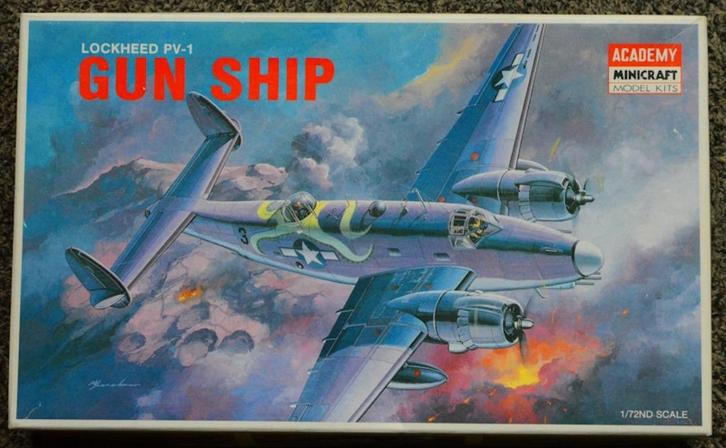 Te koop: Lockheed PV-1 Gun Ship, Hobby en Vrije tijd, Modelbouw | Vliegtuigen en Helikopters, Zo goed als nieuw, 1:72 tot 1:144