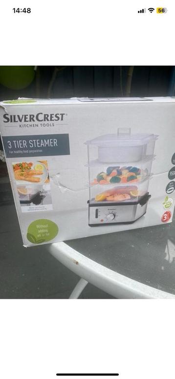 Stoomkoker Silver Crest NIEUW beschikbaar voor biedingen