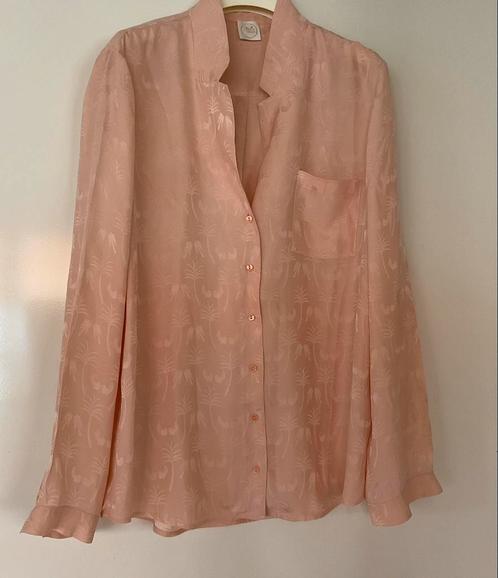 PETITSHAUTS ZIJDE BLOUSE, Kleding | Dames, Blouses en Tunieken, Zo goed als nieuw, Maat 38/40 (M), Verzenden