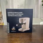 Nieuw in doos – Ambiano Espressomachine | 1350W RVS-look, Ophalen of Verzenden, Nieuw, Koffiemachine, Afneembaar waterreservoir