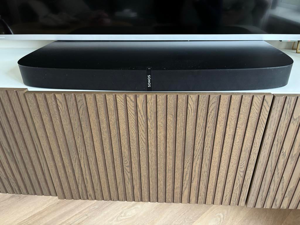 Sonos Playbase - Goed Werkend + Originele Bekabeling, Ophalen, Met ingebouwde subwoofer, Gebruikt