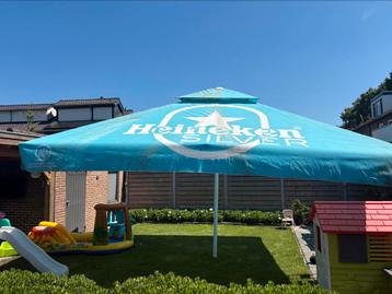 Heineken Silver parasol 5x5 mtr beschikbaar voor biedingen