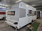 Knaus Sport 500 QDK met 3 stapelbedden!, Caravans en Kamperen, Bedrijf, Treinzit, Overige typen, 5 tot 6 meter
