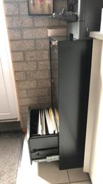 Dossier kast, Huis en Inrichting, Ophalen of Verzenden, Zo goed als nieuw, Vrijstaande haard, Elektrische haard