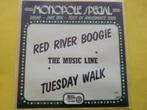 The Music Line - Red River Boogie - Tuesday walk, Cd's en Dvd's, Vinyl | Nederlandstalig, Ophalen, Zo goed als nieuw, Overige formaten