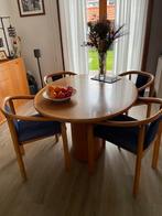 Eetkamerstoelen,, Huis en Inrichting, Stoelen, Ophalen, Gebruikt, Blauw, Skovky