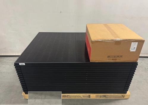 Set 16 Zonnepanelen 350wp - Omvormer - Thuisbatterij van 7,1, Doe-het-zelf en Verbouw, Zonnepanelen en Toebehoren, Nieuw, Compleet systeem