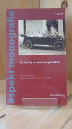 Jan Menting - Zo was hij nu eenmaal gebakken, Ophalen of Verzenden, Zo goed als nieuw, Jan Menting