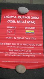 Wedstrijdposter Turkije-Ecuador gespeeld in NAC stadion, Ophalen of Verzenden, Zo goed als nieuw, Poster, Plaatje of Sticker, Buitenlandse clubs