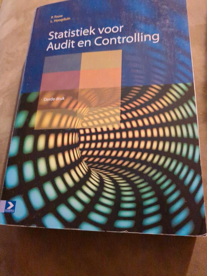 Statistiek voor Audit en Controlling, Boeken, Studieboeken en Cursussen, Gelezen, HBO, Beta, Ophalen of Verzenden