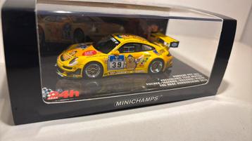 Porsche 997 gt3 24h adac Nurburgring 2010 minichamps 1.43 beschikbaar voor biedingen