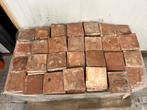 Antieke franse Tomettes 16 x16 terracotta  kleur., Ophalen, Gebruikt, Hout