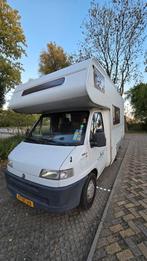 Fiat ducato 2.5 tdi camper met dethleffs opbouw veel extra, Caravans en Kamperen, Campers, Alkoof, Fiat, Treinzit, Koelkast
