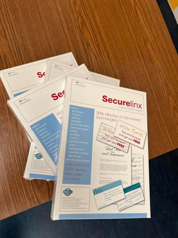 NIEUW Securelinx Beveiligd Papier 4 x 250 vel - A4 - 90 grs. beschikbaar voor biedingen