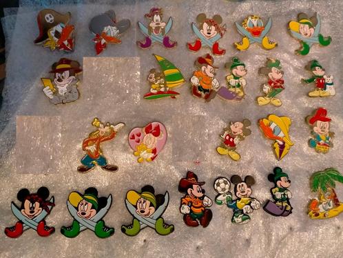 Mickey Minnie Donald Pluto Disney pins Katrien, Verzamelen, Speldjes, Pins en Buttons, Gebruikt, Ophalen of Verzenden