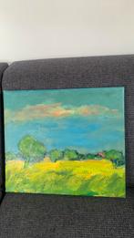 Mooi landschap van de Friese schilder Wim van der Veer, Ophalen of Verzenden