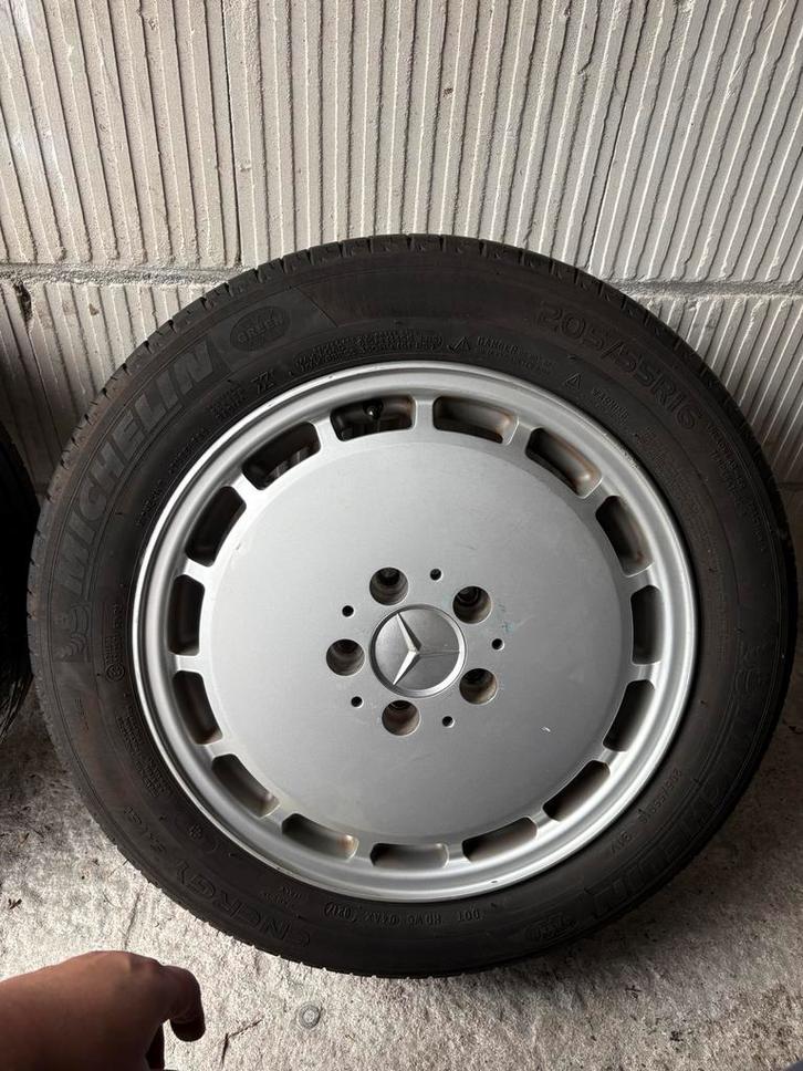 Originele Mercedes velgen W126, C126, SEC, W140. 5x112, Auto-onderdelen, Banden en Velgen, Banden en Velgen, Zomerbanden, 16 inch