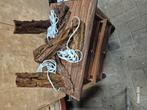 Schemerlampjes van acasia hout hand gemaakt, Huis en Inrichting, Modern/ eigeontwerpen, Ophalen of Verzenden, Zo goed als nieuw