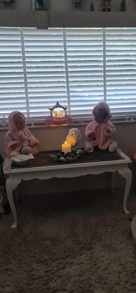 Witte queen ann tafel, Kinderen en Baby's, Speelgoed | Poppen, Gebruikt, Overige typen, Ophalen of Verzenden