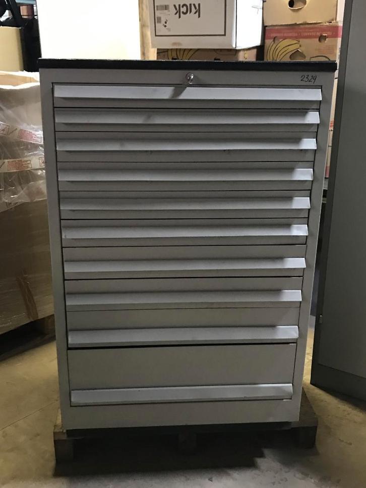 Ladekast, 10 laden, 76x76x117,5 cm, gereedschap, Huis en Inrichting, Kasten | Ladekasten, Gebruikt, 100 tot 150 cm, 50 tot 100 cm