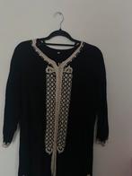 Zwarte Marokkaanse jurk met diamanten, Kleding | Dames, Gelegenheidskleding, Maat 42/44 (L), Zo goed als nieuw, Zwart, Ophalen