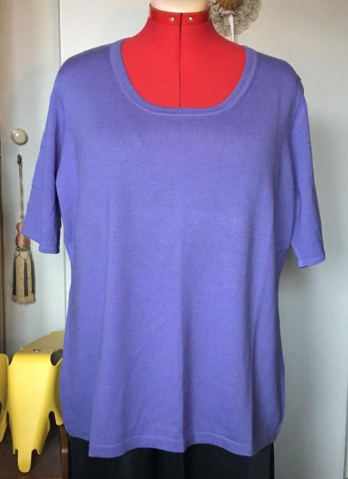 Vintage paars wol trui merk Mayerline maat 3L (ca.48), Kleding | Dames, Truien en Vesten, Zo goed als nieuw, Maat 46/48 (XL) of groter