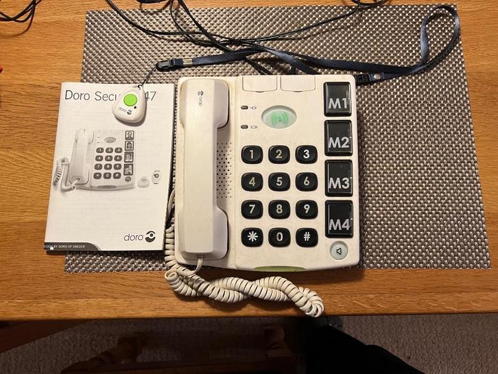Vaste senioren telefoon Door Secure 347, Telecommunicatie, Vaste telefoons | Niet Draadloos, Gebruikt, Ophalen of Verzenden