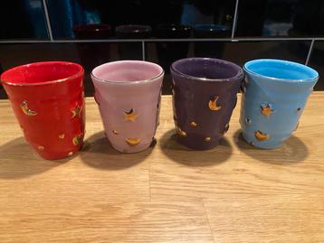 Anouk for & Klevering 4 fleurige bekers. Nieuw! beschikbaar voor biedingen