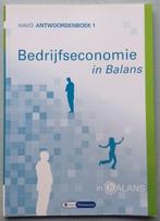 9789462871960 Bedrijfseconomie in Balans havo Antwoordenboek, Boeken, HAVO, Zo goed als nieuw, Verzenden