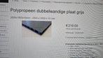Polypropylene plaat 10mm 2 stuks spotgoedkoop offgrid 4x4, Ophalen, Nieuw