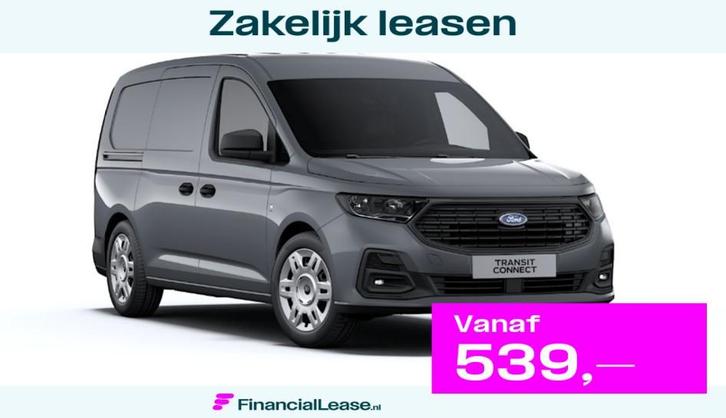 Ford Transit Connect 2.0 EcoBlue L2 Trend | 0.99% Rente! | N, Auto's, Bestelauto's, Bedrijf, Lease, Financial lease, ABS, Airbags
