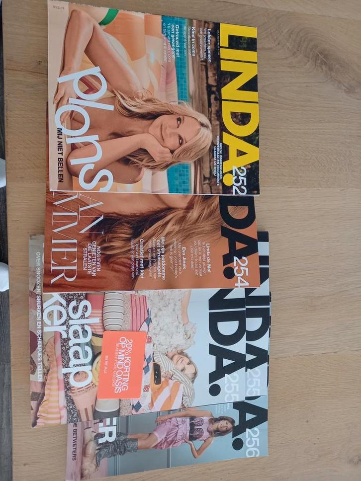 Linda. tijdschriften - 5 stuks, Boeken, Tijdschriften en Kranten, Zo goed als nieuw, Damesbladen, Ophalen of Verzenden